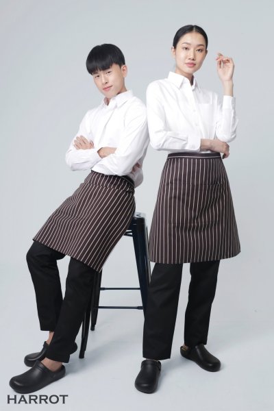 ผ้ากันเปื้อน ครึ่งสั้น แต่งลาครัวทั้งตัว