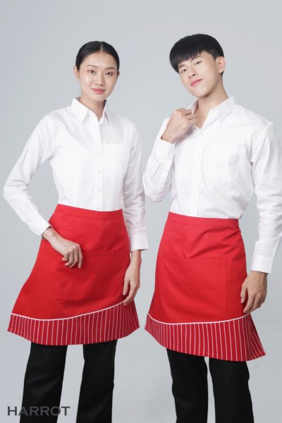 ผ้ากันเปื้อน ครึ่งสั้น ลาครัว