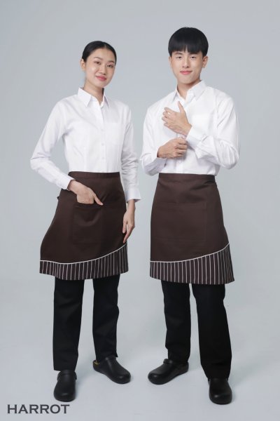 ผ้ากันเปื้อน ครึ่งสั้น ลาครัว