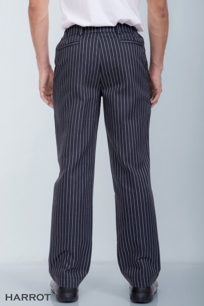 กางเกง ลาย GM ขาว-ดำ เอวยางยืดด้านข้าง