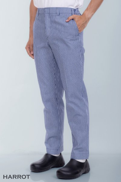 กางเกง ลายริ้ว ลอนดอน เอวยางยืดด้านข้าง