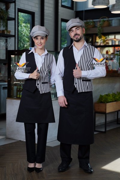 เสื้อกั๊ก ลายวินเทจ กระดุม 3 เม็ด