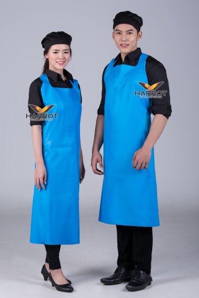 ผ้ากันเปื้อนพลาสติก PU แบบเต็มตัว
