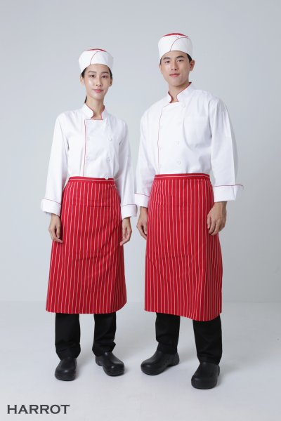 ผ้ากันเปื้อน ครึ่งยาว ลายลาครัว