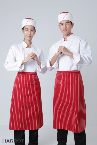 ผ้ากันเปื้อน ครึ่งยาว ลายลาครัว