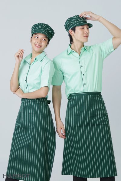 ผ้ากันเปื้อน ครึ่งยาว ลายลาครัว