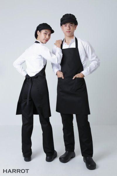 ผ้ากันเปื้อน เต็มตัว สีล้วน