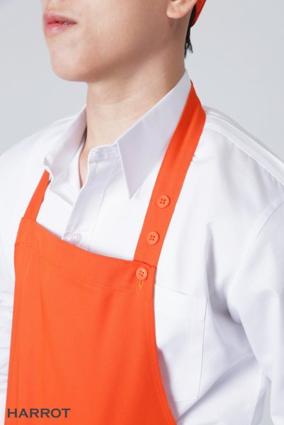 ผ้ากันเปื้อน เต็มตัว สีล้วน