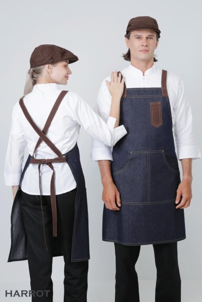 ผ้ากันเปื้อน เต็มตัว ยีนส์