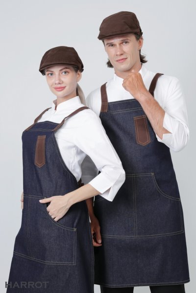 ผ้ากันเปื้อน เต็มตัว ยีนส์