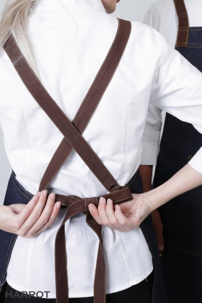 ผ้ากันเปื้อน เต็มตัว ยีนส์