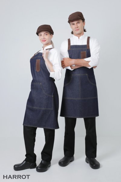 ผ้ากันเปื้อน เต็มตัว ยีนส์