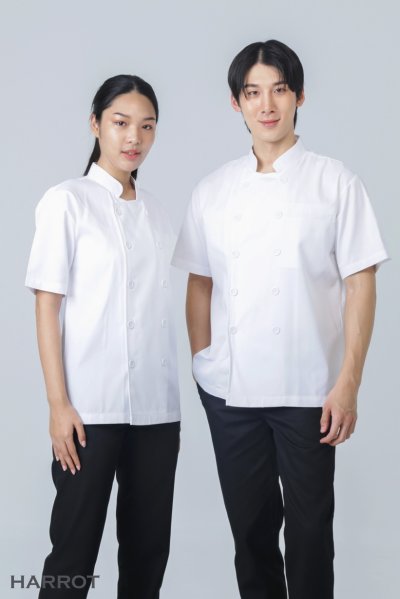 เสื้อเชฟ แขนสั้น