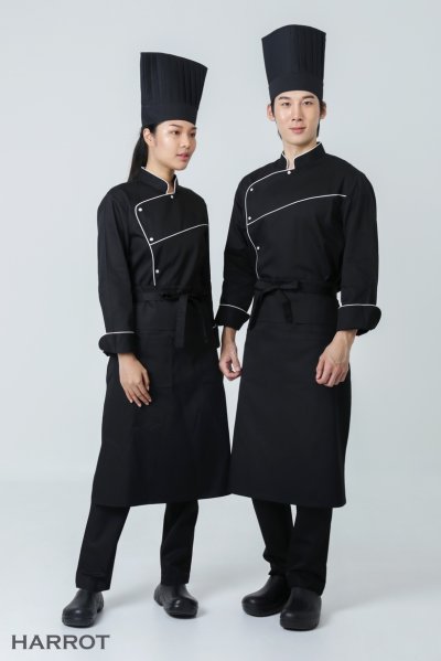 เสื้อเชฟ แขนยาว สกายไลน์