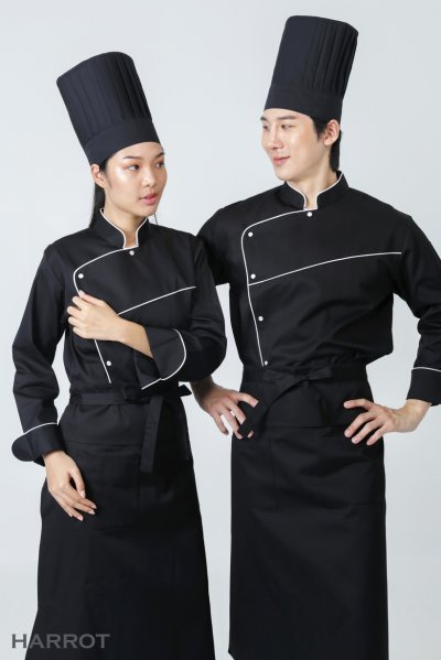 เสื้อเชฟ แขนยาว สกายไลน์