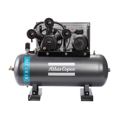 ปั๊มลม ATLAS 7.5HP รุ่น ATB 7-270 ถังลม 270 ลิตร ใช้ไฟ 380V รองรับงานหนัก