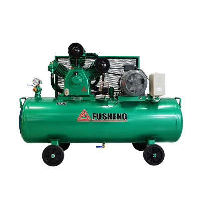 ปั๊มลมลูกสูบแรงดันสูง FUSHENG Two-Stage ขนาด 10 แรงม้า รุ่น HTA100H-290 ไฟฟ้า 380V ถังลม 290 ลิตร