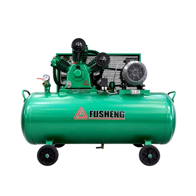 ปั๊มลมลูกสูบแรงดันสูง FUSHENG Two-Stage ขนาด 10 แรงม้า รุ่น HTA100H-500 ไฟฟ้า 380V ถังลม 500 ลิตร
