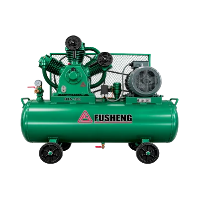 ปั๊มลมลูกสูบแรงดันสูง FUSHENG Two-Stage ขนาด 15 แรงม้า รุ่น HTA120-320 ไฟฟ้า 380V ถังลม 320 ลิตร