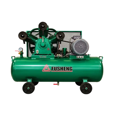 ปั๊มลมลูกสูบฟูเช็ง FUSHENG ขนาด 15 แรงม้า รุ่น TA120-500 ไฟฟ้า 380V ถังลม 500 ลิตร