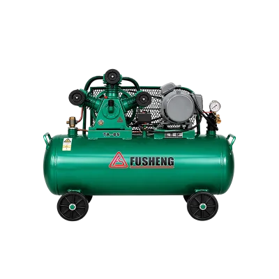ปั๊มลมลูกสูบฟูเช็ง FUSHENG ขนาด 2 แรงม้า รุ่น TA65-110 ไฟฟ้า 220V ถังลม 110 ลิตร