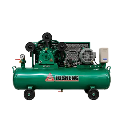 ปั๊มลมลูกสูบฟูเช็ง FUSHENG ขนาด 5 แรงม้า รุ่น TA80-230 ไฟฟ้า 380V ถังลม 230 ลิตร