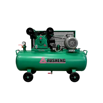 ปั๊มลมลูกสูบฟูเช็ง FUSHENG ขนาด 7.5 แรงม้า รุ่น VA100-230 ไฟฟ้า 380V ถังลม 230 ลิตร