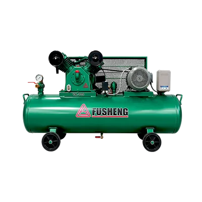 ปั๊มลมลูกสูบฟูเช็ง FUSHENG ขนาด 7.5 แรงม้า รุ่น VA100-300 ไฟฟ้า 380V ถังลม 300 ลิตร