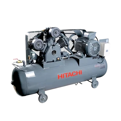 ปั๊มลมลูกสูบ Hitachi รุ่น 11P-9.5V5A 15HP ไฟ 380V สำหรับโรงงานและงานหนัก