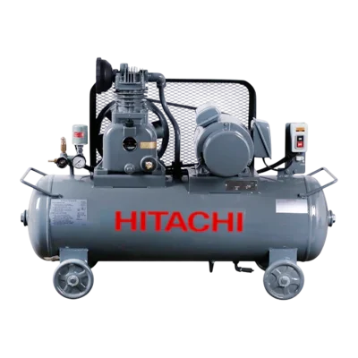 ปั๊มลมลูกสูบ Hitachi รุ่น 1.5P-9.5VSL5A 1.5HP ไฟ 220V สำหรับงานพ่นสีและเครื่องมืออุตสาหกรรม