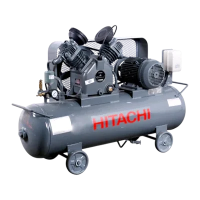 ปั๊มลมลูกสูบ Hitachi รุ่น 2.2P-9.5VL5A 3HP ไฟ 380V สำหรับงานช่างและอุตสาหกรรม