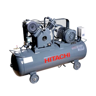 ปั๊มลมลูกสูบ Hitachi รุ่น 3.7P-9.5VL5A 5HP ไฟ 380V เหมาะสำหรับงานอุตสาหกรรมขนาดใหญ่