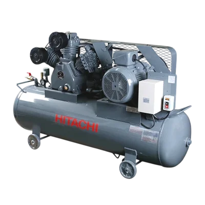 ปั๊มลมลูกสูบ Hitachi รุ่น 7.5P-9.5V5A 10HP ไฟ 380V สำหรับโรงงานและงานหนัก