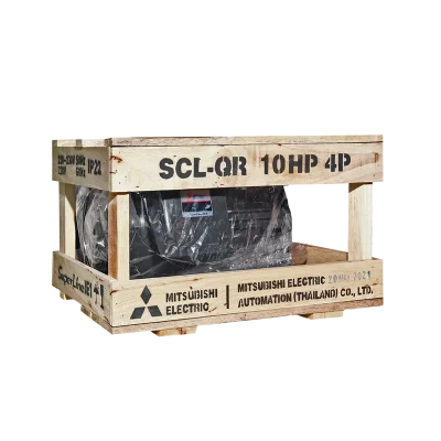 มอเตอร์มิตซูบิชิ MITSUBISHI รุ่น SCL-QR กำลัง 10 แรงม้า (7.5 กิโลวัตต์) 1 เฟส 220V 4P IP22