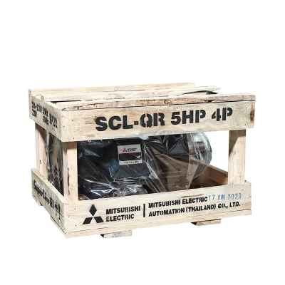 มอเตอร์ MITSUBISHI รุ่น SCL-QR กำลัง 5 แรงม้า (3.7 กิโลวัตต์) 1 เฟส 220 โวลต์ 4 โพล 2 สาย IP22
