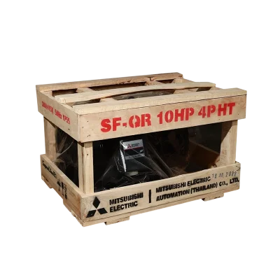 มอเตอร์มิตซูบิชิ MITSUBISHI รุ่น SF-QR กำลัง 10 แรงม้า  (7.5 กิโลวัตต์) 3 เฟส 380V (HT) 4P IP55