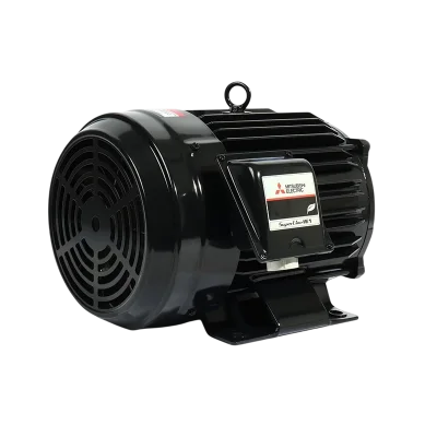 มอเตอร์มิตซูบิชิ MITSUBISHI รุ่น SF-QR กำลัง 10 แรงม้า  (7.5 กิโลวัตต์) 3 เฟส 380V (HT) 4P IP55