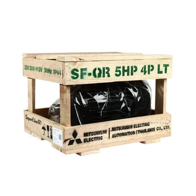 มอเตอร์มิตซูบิชิ MITSUBISHI รุ่น SF-QR กำลัง 5 แรงม้า  (3.7 กิโลวัตต์) 3 เฟส 380V 4P IP55