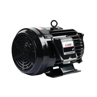 มอเตอร์มิตซูบิชิ MITSUBISHI รุ่น SF-QR กำลัง 7.5 แรงม้า  (5.5 กิโลวัตต์) 3 เฟส 380V (HT) 4P IP55