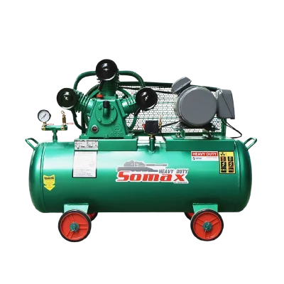 ปั๊มลมลูกสูบ SOMAX 2HP รุ่น SC-20/117 ไฟ 220V/380V เหมาะสำหรับใช้งานในอู่ซ่อมรถขนาดกลาง