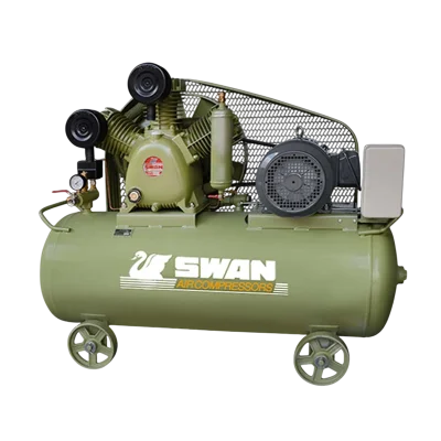 ปั๊มลม SWAN Two-Stage 7.5 แรงม้า รุ่น HWP-307 ถังลม 237 ลิตร ไฟฟ้า 380V สำหรับระบบลมอุตสาหกรรม