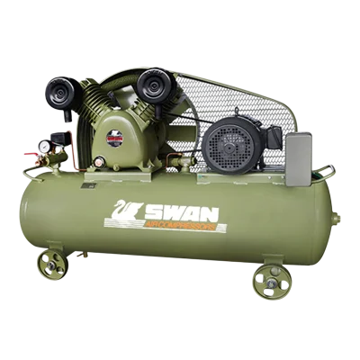 ปั๊มลมลูกสูบ SWAN SVP-205 5 แรงม้า ไฟ 220V/380V ถังลม 155 ลิตร สำหรับงานพ่นสีและช่างทั่วไป
