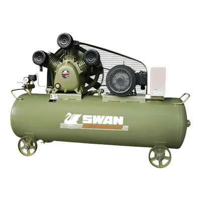 ปั๊มลมลูกสูบสวอน SWAN SWP-310 ขนาด 10HP ใช้สำหรับงานพ่นทราย อู่รถขนาดใหญ่