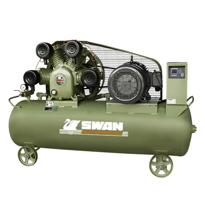 ปั๊มลมลูกสูบสวอน SWAN SWP-415 ขนาด 15HP ใช้สำหรับงานพ่นทราย อู่รถขนาดใหญ่