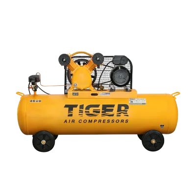 ปั๊มลมสายพาน Tiger รุ่น TGA22-150 2HP ถังลม 150 ลิตร ไฟ 220V เหมาะสำหรับงานพ่นสี