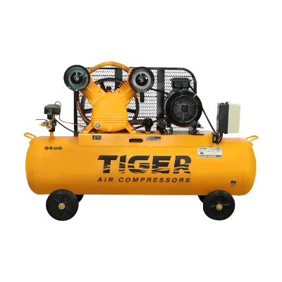 ปั๊มลมไทเกอร์ Tiger รุ่น TGA25-150 5HP ถังลม 150 ลิตร ไฟฟ้า 380V สำหรับงานอุตสาหกรรมขนาดกลาง