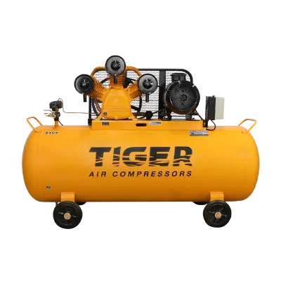 ปั๊มลมสายพาน Tiger รุ่น TGA310-500 ขนาด 10HP ถังลม 500 ลิตร ใช้ไฟฟ้า 380V สำหรับงานอุตสาหกรรมหนัก