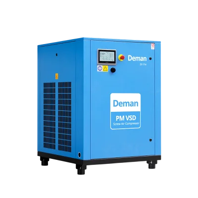 เครื่องปั๊มลมสกรู VATA รุ่น ZV11e 15HP อินเวอร์เตอร์ สำหรับโรงงาน ให้ลมต่อเนื่องและประหยัดไฟ