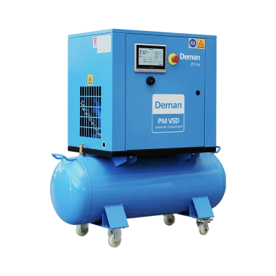 ปั๊มลมสกรูอินเวอร์เตอร์ VATA ZV4e 5.5HP พร้อมถังลม 150 ลิตร ประหยัดพลังงาน คุ้มค่า ทนทาน 