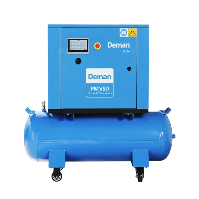ปั๊มลมสกรู VATA ZV4e ขนาด 5.5HP พร้อมถังลม 150 ลิตร ประหยัดไฟ คุ้มค่า รับประกัน 3 ปี